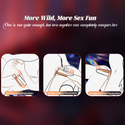 Couples Male Adult Sex Toys - Double Penetration Dildo, Vibrating Anal Plug with Cock Rings, Strap On Butt Plug Penis Vibrator, Mens Kinky Sex Toy for Couple Men Erection Sex, LNIIY Anal Play Sex Game