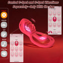 Rose Mini Wearable Vibrator with Finger Stimulator, Hands Free Vibrating Strap On Clitoral Massager, App Remote Control Adult Tools for Couples Women in Bed, ZOOPLOU Vagina Toy