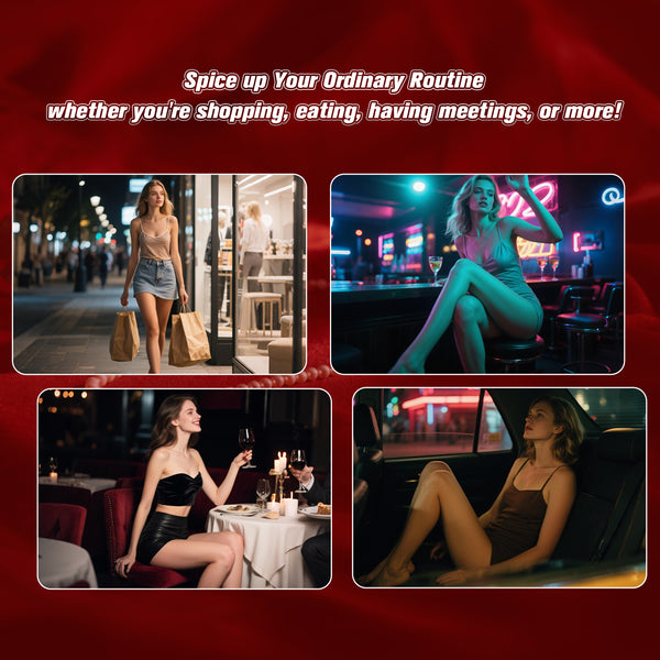 Women Couples Rose Pearl Thong Wearable Panty Vibrator, BDSM Grinding Vibrating Panties Couple Female Adult Sex Toys Games, App Remote Control Clitoral Vagina Taint Vibrator, Bondage Clitoris Sex Toy