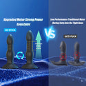 Thrusting Vibrating Anal Plug Sex Toys with Suction Cup, Remote Control Prostate Massager Butt Plug Vibrator, Anal Male Adult Sex Toy for Men Women Couples, HNNPY Anal Dildo Anal Trainer Game Play