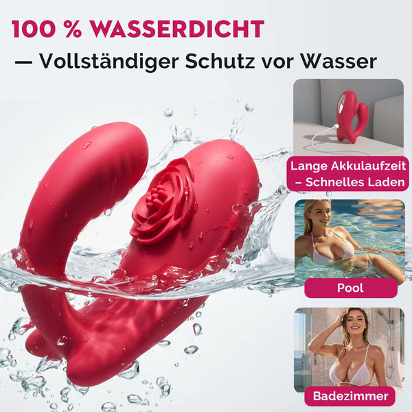 Sex Spielzeug für die Paare Frau Männer, Rose Mini G Punkt Vibration für Frauen, Vibratorensets für Frauen Klitoris mit Fernbedienung Leise, Vibrator App, BDSM Erotisches Sexspielzeug Spiele