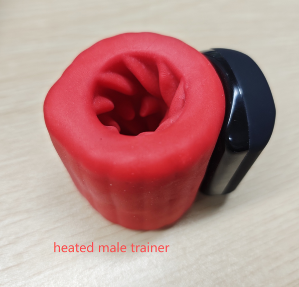 Male Masturbator with Warming Feel, Full Waterproof Design, 10 Vibration Modes & Open-End Blowjob Sleeve, Textured Inner Stroker with Flexible Fit, Hands Free Male Sex Toy for Men