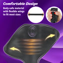 Adjustable Cock Ring with Vibrating Testicle Stimulator for Men Hands-Free Male Masturbation Vibrating Penis Training Device Adult Sex Toys for Men
