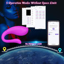 APP & Remote Control Vibrating Panties Wearable Vibrator, Healexcer Smartphones Dual Motors Adult Sex Toys for Women Couples Pleasure with Vibrating Ball 9 Stimulations, Couples Sex Products Games