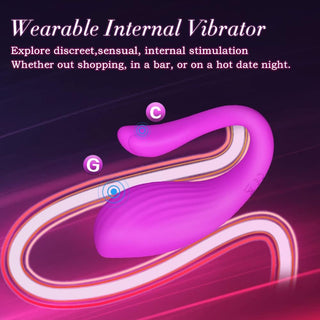 APP & Remote Control Vibrating Panties Wearable Vibrator, Healexcer Smartphones Dual Motors Adult Sex Toys for Women Couples Pleasure with Vibrating Ball 9 Stimulations, Couples Sex Products Games