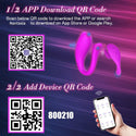 APP & Remote Control Vibrating Panties Wearable Vibrator, Healexcer Smartphones Dual Motors Adult Sex Toys for Women Couples Pleasure with Vibrating Ball 9 Stimulations, Couples Sex Products Games