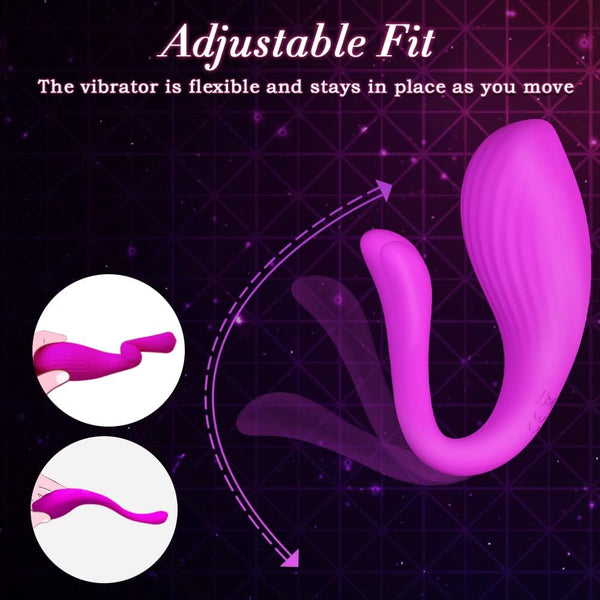 APP & Remote Control Vibrating Panties Wearable Vibrator, Healexcer Smartphones Dual Motors Adult Sex Toys for Women Couples Pleasure with Vibrating Ball 9 Stimulations, Couples Sex Products Games