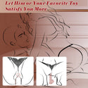 Pearl Thong Wearable Panty Vibrator, Vibrating Strap On APP Remote Control Women Couples Mini Vibrator, Clit Grind Vibrator, Hands Free BDSM Clitoral Stimulator, Bondage Female Adult Sex Toys Games