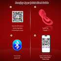 Rose Mini Wearable Vibrator with Finger Stimulator, Hands Free Vibrating Strap On Clitoral Massager, App Remote Control Adult Tools for Couples Women in Bed, ZOOPLOU Vagina Toy