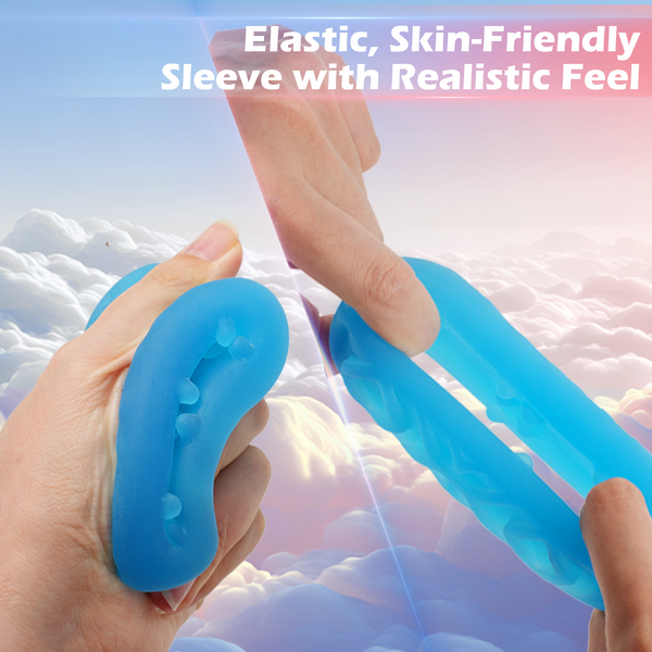 Male Masturbator Adult Sex Toys for Men, 6-Texture Reversible Pocket Pussy Stroker Kit, Penis Blowjob Masturbators Pocket Pussies, Mens Jelly Realistic Egg Masturbation Sleeve, Kinky Onahole Sex Toy