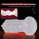 Male Masturbator Adult Sex Toys for Men with 7 Sleeve Tightness Levels, Automatic Vibrating Realistic Pocket Pussy, Penis Vibrator Stroker, Onahole Blowjob Sex Toy Machine for Men Masturbation