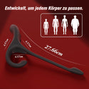 Analplug Prostata Hoden Stimulation Männer mit Penisring Klitorisstimulator, Anal Butt Plug Dildo Sex Spielzeug für die Männer Paare Frauen, Penis Ring Vibrator App, Cockring Sexspielzeug Vibration