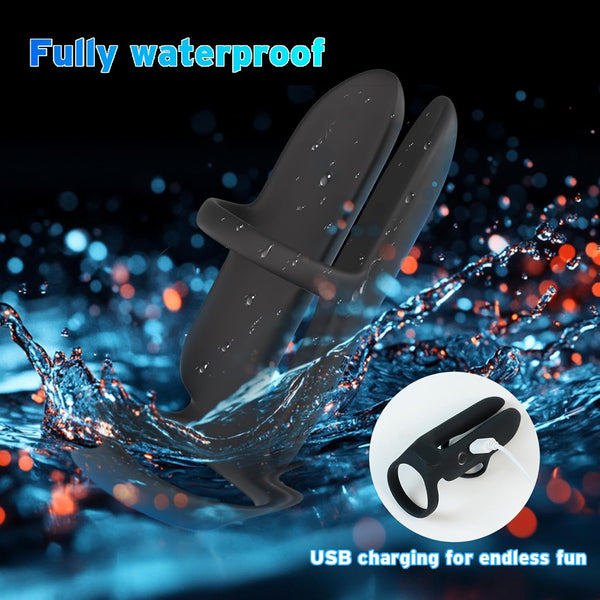 Vibrating Cock Ring Penis Sleeve for Support Delay G Spot Pleasure, Penis Ring Vibrator Extender, Couples Male Adult Sex Toys Games for Men Women, LITLLS Girth Enhancer Couple Mens Sex Toy Erection