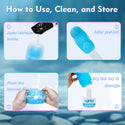 Male Masturbator Adult Sex Toys for Men - Spinning Textured Stroker Pocket Pussy for Men Masturbation, Ultra-Soft Stretchy Egg Penis Blowjob Sex Toy with Storage Box, Pocket Pussies Masturbators