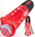 Male Masturbator Adult Sex Toys for Men - Squeezable Soft Sleeve Automatic Sucking Vibrating Blowjob Sex Machine, Penis Vibrator Stroker Trainer, Mens Penis Pump Sucker Sex Toy Pocket Pussy for Men