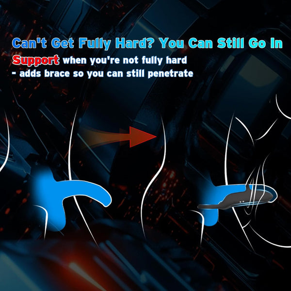 Vibrating Cock Ring Penis Sleeve for Support Delay G Spot Pleasure, Penis Ring Vibrator Extender, Couples Male Adult Sex Toys Games for Men Women, LITLLS Girth Enhancer Couple Mens Sex Toy Erection