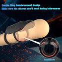 Vibrating Cock Ring Penis Sleeve for Support Delay G Spot Pleasure, Penis Ring Vibrator Extender, Couples Male Adult Sex Toys Games for Men Women, LITLLS Girth Enhancer Couple Mens Sex Toy Erection