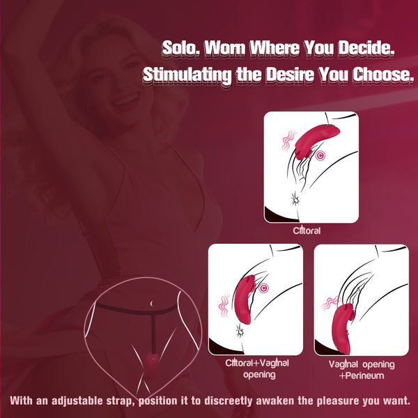 Couples Women App Remote Control Wearable Vibrator, Hands Free Vibrating Strap On Mini Panty Clit Vibrator, Vibrating Panties Adult Sex Toys Games, BDSM Bondage Female Sex Toy Clitoral Stimulator