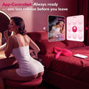 Riding Grinding Vibrating Dildo Vibrator, 360° Bend-to-Fit G Spot Anal Dildo with Clitoral Stimulator, Women Adult Sex Toys, App Remote Control Female Vibrator, Sex Saddle Dildo Mount for Chair Pillow