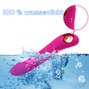 Dildo Vibrator Stoßfunktion, 2 in 1 G Punkt Vibration für Frauen, Sex Spielzeug für die Frau Paare Extrem, Realistischer Silikon Anal Dildo, Budoli Erotisches Sexspielzeug 10 Vibrationen & 3 Stöße