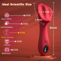 Vibrator Wand Women Sex Toys - 3 In 1 Clitoris Vagina Labia Vibrator, LCD Clitoral Stimulator 9 Vibration, Vibrating Nipple Bullet Female Adult Sex Toy, Healexcer Sexual Stimulation for Women Pleasure