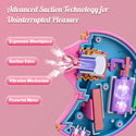 Clit Nipple Sucker, Sucking Vibrator for Woman with Discreet Dust-Proof Case, Suction Women Couples Adult Sex Toys, Female Small Silent Clitoral Stimulator with 10 Modes, YUKZEN Vibrador para Mujer