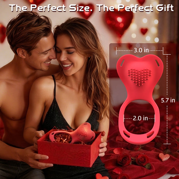 Couples Women App Remote Control Wearable Vibrator, Heart-Shaped Hands Free Vibrating Strap On Panty Clit Vibrator, Vibrating Panties Adult Sex Toys, BDSM Bondage Female Sex Toy Clitoral Stimulator