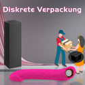 Dildo Vibrator Stoßfunktion, 2 in 1 G Punkt Vibration für Frauen, Sex Spielzeug für die Frau Paare Extrem, Realistischer Silikon Anal Dildo, Budoli Erotisches Sexspielzeug 10 Vibrationen & 3 Stöße