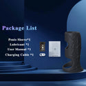 Vibrating Penis Sleeve Cock Ring, Penis Ring Vibrator Extender for Penis G Spot Stimulation, Couples Adult Sex Toys for Men Women, MHYNNR Girth Enhancer Sleeve Male Couple Sex Toy for Men Erection Sex