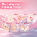 Vibrating Cock Ring with Clitoral Stimulator, Full Liquid Silicone Soft Penis Ring Vibrator Couples Male Adult Sex Toys, Mens Women Pleasure Sex Toy, APP Controlled Kinky Sex Games for Men Erection