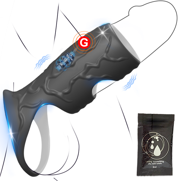 Vibrating Penis Sleeve Cock Ring, Penis Ring Vibrator Extender for Pen | loveorl Vibrating Penis Sleeve Cock Ring, Penis Ring Vibrator Extender for Pen | loveorl