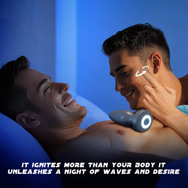 Wriggling Vibrating Butt Plug with 360° Rotation, Led Light Up Anal Plug Sex Toy, Prostate Massager Anal Male Adult Sex Toys for Men Couples, MF JHEEO App Remote Control Anal Dildo Vibrator Play