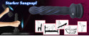 Analplug Sex Spielzeug für die Männer Frauen, Wriggelnde Rotierende Vibrierende Prostata Stimulation Männer Saugnapf mit Fernbedienung, YAWNSHE Anal Dildo Vibrator Analvibratoren für Mann Sexspielzeug