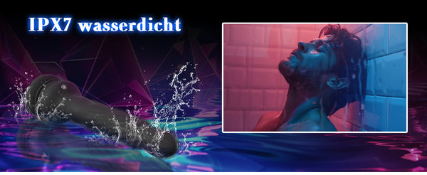 Analplug Sex Spielzeug für die Männer Frauen, Wriggelnde Rotierende Vibrierende Prostata Stimulation Männer Saugnapf mit Fernbedienung, YAWNSHE Anal Dildo Vibrator Analvibratoren für Mann Sexspielzeug