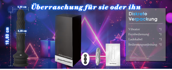 Analplug Sex Spielzeug für die Männer Frauen, Wriggelnde Rotierende Vibrierende Prostata Stimulation Männer Saugnapf mit Fernbedienung, YAWNSHE Anal Dildo Vibrator Analvibratoren für Mann Sexspielzeug