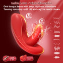 Tongue Oral Remote Control Wearable Vibrator, Couples Women Adult Sex Toys Games, APP Mini Panty Vibrator Clitoral Vaginal Stimulator, HOESDIK 10 Vibrations Couple Female Kinky Sex Toy Game Play