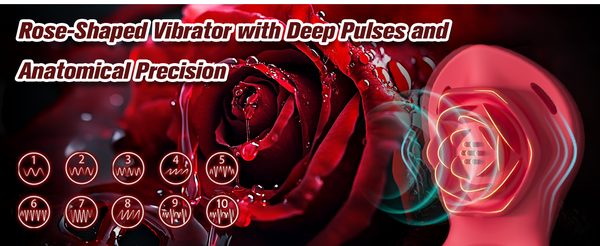 Couples Rose App Remote Control Wearable Vibrator, Couple Women Adult Sex Toys Games for Men, Hands Free Panty Clitoris Vibrator Vibrating Cock Ring, ZOOPLOU BDSM Female Sex Toy Clitoral Stimulator