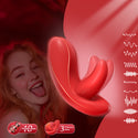 Tongue Oral Remote Control Wearable Vibrator, Couples Women Adult Sex Toys Games, APP Mini Panty Vibrator Clitoral Vaginal Stimulator, HOESDIK 10 Vibrations Couple Female Kinky Sex Toy Game Play