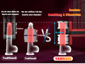 Masturbieren für Männer Elektrisch, Doppelhülle mit Stoß Rotation Vibration Sex Spielzeug für die Männer, Blowjob Taschenmuschi Sexmaschine Masturbator Realistisch, YAWNSHE Penis Vibrator Sexspielzeug