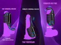 Adjustable Cock Ring with Vibrating Testicle Stimulator for Men Hands-Free Male Masturbation Vibrating Penis Training Device Adult Sex Toys for Men