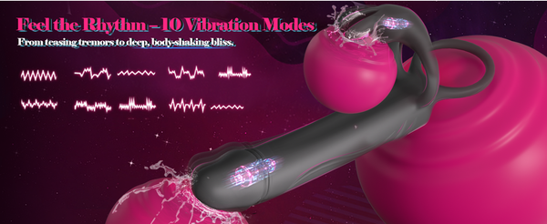 Vibrating Anal Butt Plug with Cock Ring Rabbit Clitoral Stimulator, Strap On Double Anal Dildo,Anal Couples Male Adult Sex Toys for Men Women,Fatdhu Small Penis Ring Vibrator Prostate Massager Sex Toy