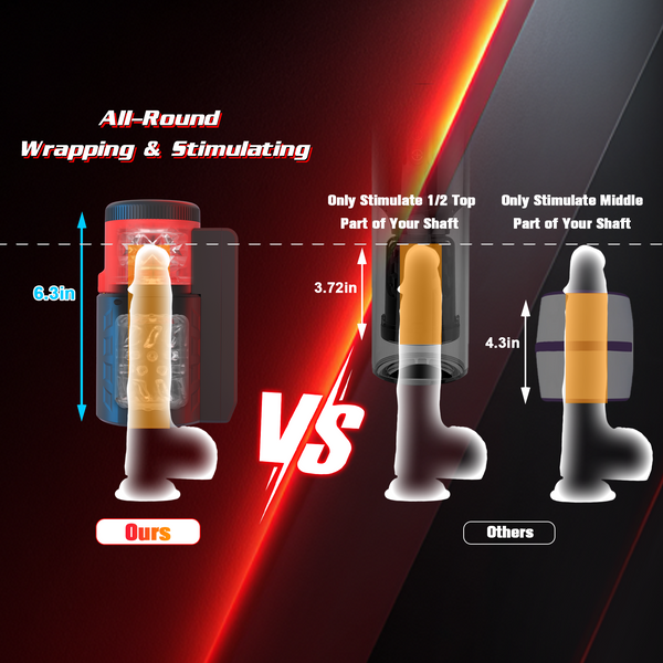 Male Masturbator Adult Sex Toys for Men - Detachable 2-in-1 Automatic Thrusting Rotating Vibrating Penis Vibrator Stroker, Mens Blowjob Oral Sex Toy Masturbation, Pocket Pussy for Men