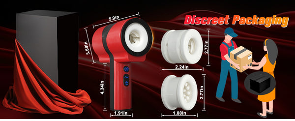 Male Masturbator Adult Sex Toys for Men - Dual-Sleeve Automatic Thrusting Rotating Vibrating Blowjob Sex Machine Oral Sex Toy Stroker Penis Vibrator, MHYNNR Mens Masturbators Cup Pocket Pussy for Men