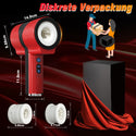 Masturbieren für Männer Elektrisch, Doppelhülle mit Stoß Rotation Vibration Sex Spielzeug für die Männer, Blowjob Taschenmuschi Sexmaschine Masturbator Realistisch, YAWNSHE Penis Vibrator Sexspielzeug