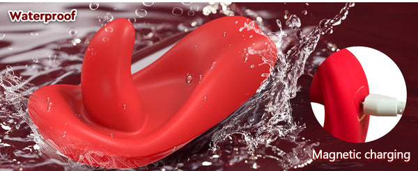 Tongue Oral Remote Control Wearable Vibrator, Couples Women Adult Sex Toys Games, APP Mini Panty Vibrator Clitoral Vaginal Stimulator, HOESDIK 10 Vibrations Couple Female Kinky Sex Toy Game Play