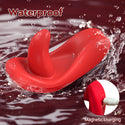 Tongue Oral Remote Control Wearable Vibrator, Couples Women Adult Sex Toys Games, APP Mini Panty Vibrator Clitoral Vaginal Stimulator, HOESDIK 10 Vibrations Couple Female Kinky Sex Toy Game Play