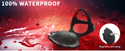 Vibrating Cock Ring with Clitoral Stimulator, 3 in 1 Pleasure Penis Ring Vibrator Couples Adult Sex Toys for Men Women, LITLLS 9 Vibrations Male Couple Sex Toy Game for Men Erection Sex Kinky
