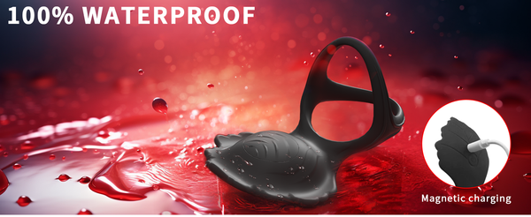 Vibrating Cock Ring with Clitoral Stimulator, 3 in 1 Pleasure Penis Ring Vibrator Couples Adult Sex Toys for Men Women, LITLLS 9 Vibrations Male Couple Sex Toy Game for Men Erection Sex Kinky