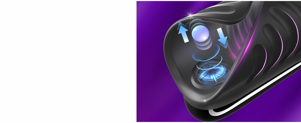 Adjustable Cock Ring with Vibrating Testicle Stimulator for Men Hands-Free Male Masturbation Vibrating Penis Training Device Adult Sex Toys for Men