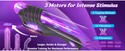 Adjustable Cock Ring with Vibrating Testicle Stimulator for Men Hands-Free Male Masturbation Vibrating Penis Training Device Adult Sex Toys for Men